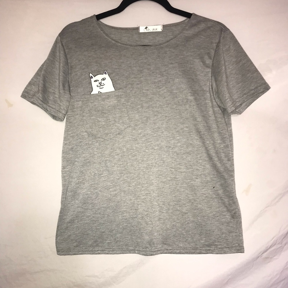 Me.kk naughty cat T-shirt